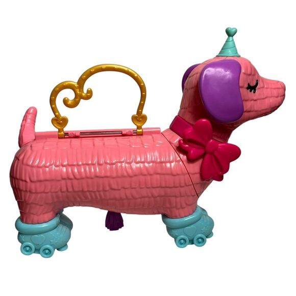 Polly Pocket Puppy Party Playset Carrying Case ONLY No Accessories Dachshund - Picture 2 of 9